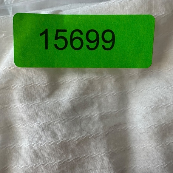 GUESS Men's Jacquard Long‎ Sleeve Snap Up Dress Shirt White XXL Shoulder Strap - Picture 16 of 16